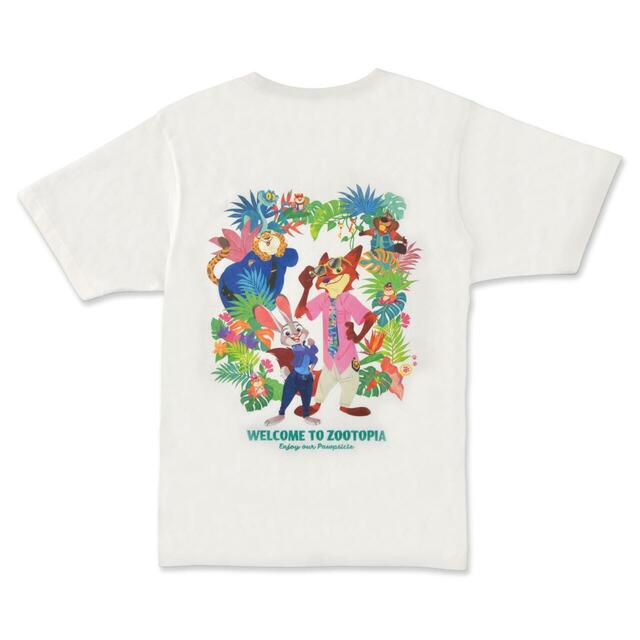 ズートピア2 半袖Tシャツ ホワイト TROPICAL ZOOTOPIA 4,500円