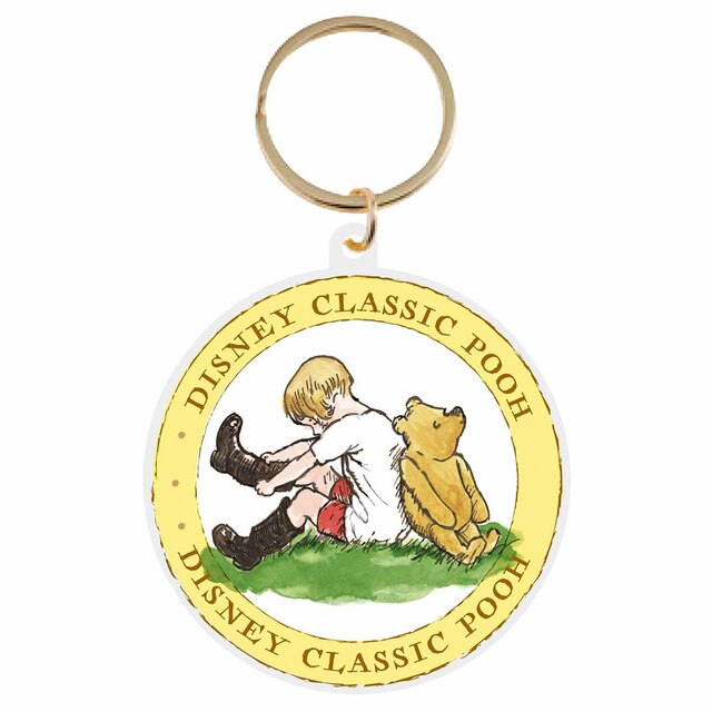 アクリルキーリング 693円｜約タテ7.2×ヨコ6.5cm｜そごう横浜店 クラシックプーおひさまマーケット