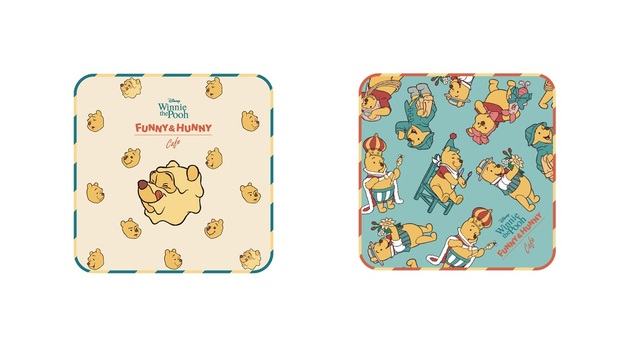 タオル 1,430円｜「くまのプーさん」FUNNY & HUNNY OH MY CAFE