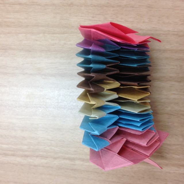 13)残りも同じように折ります。