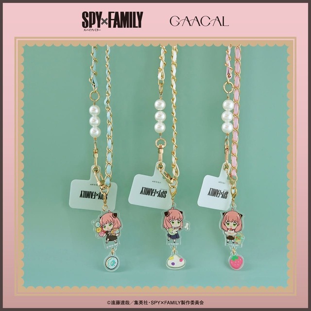 【GAACAL『SPY×FAMILY』コラボ】「TVアニメ『SPY×FAMILY』 GAACAL ショルダーストラップホルダー付き(全3種)」2,980円