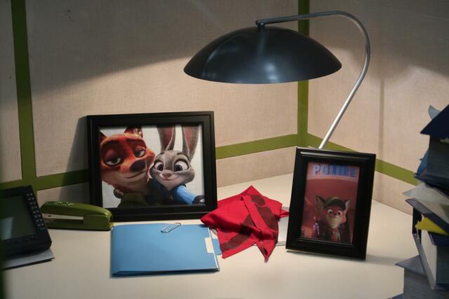 「Zootopia: Hot Pursuit」アトラクション内のプロップス