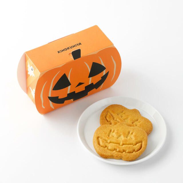 【紀ノ国屋 ジャック･オ･ランタンクッキー 5枚入】ハロウィンシーズン限定の人気クッキー