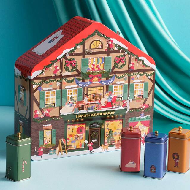 「オリジナル ティンハウスカレンダー」＜税込¥4,180＞【カルディのクリスマスアイテム】