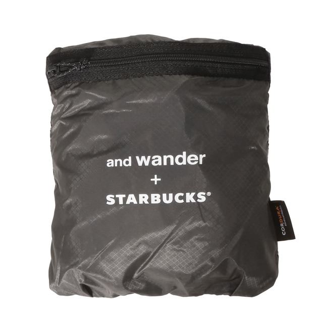 【スターバックス新作グッズ】and wander + STARBUCKS Sil デイパック / 22,000円／便利なパッカブル仕様