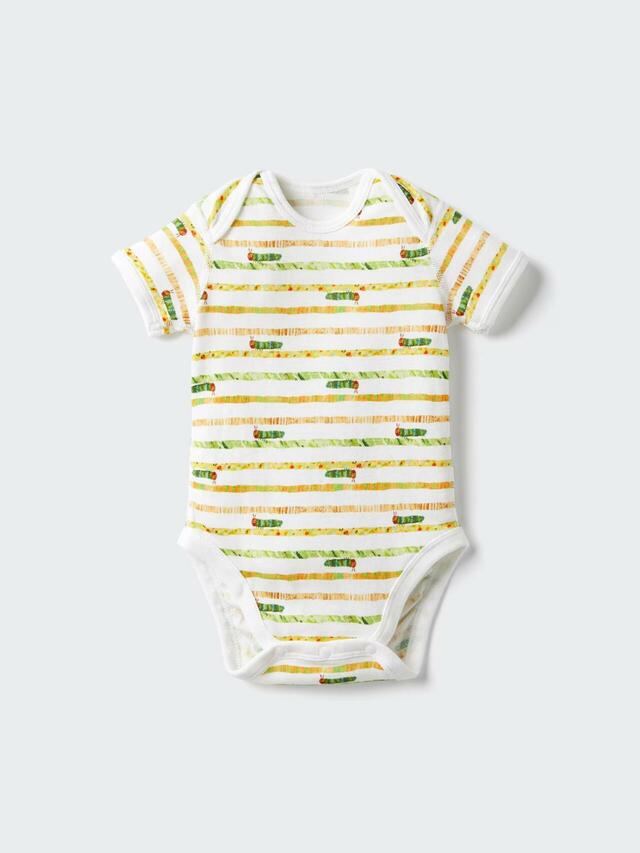 ボディスーツ ¥790|ユニクロUT「絵本コレクション」はらぺこあおむし