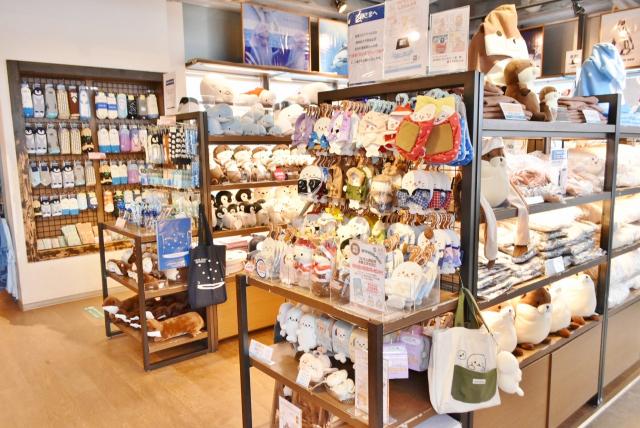 人気の動物グッズも一通り揃っている