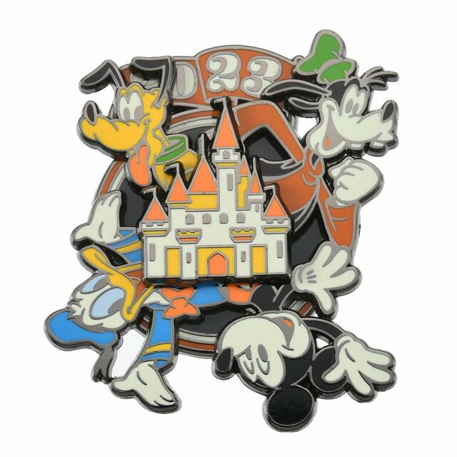 ミッキー＆フレンズ ピンバッジ スピン DATED 2023 1,760円