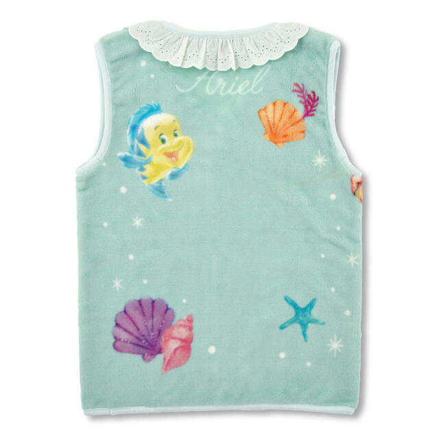 【キッズ用】アリエル＆フランダー キッズ用ベスト スリーパー モチーフ グリーン ENJOY WINTER 2,900円