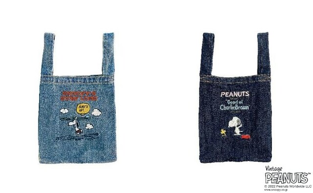 【ピーナッツ】IP.RSminiﾃﾞﾆﾑPEANUTS-8I(surf/dish)　各4,950 円（税込）