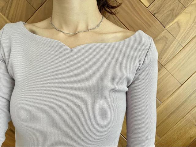 【GRL ハートカットテレコトップス】ハートカットで女性らしさが爆上がり！