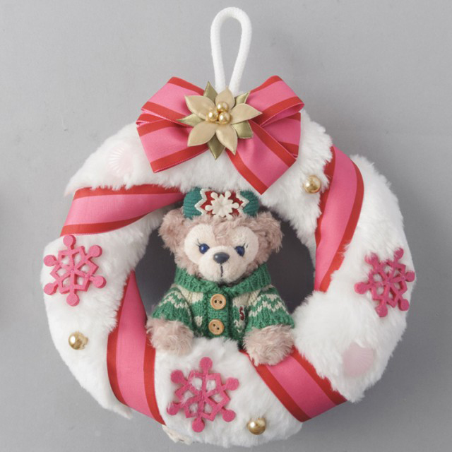 2015ダッフィーのクリスマス「Very Merry Snowtime」リース　3500円