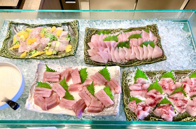 お刺身もたっぷり味わえる