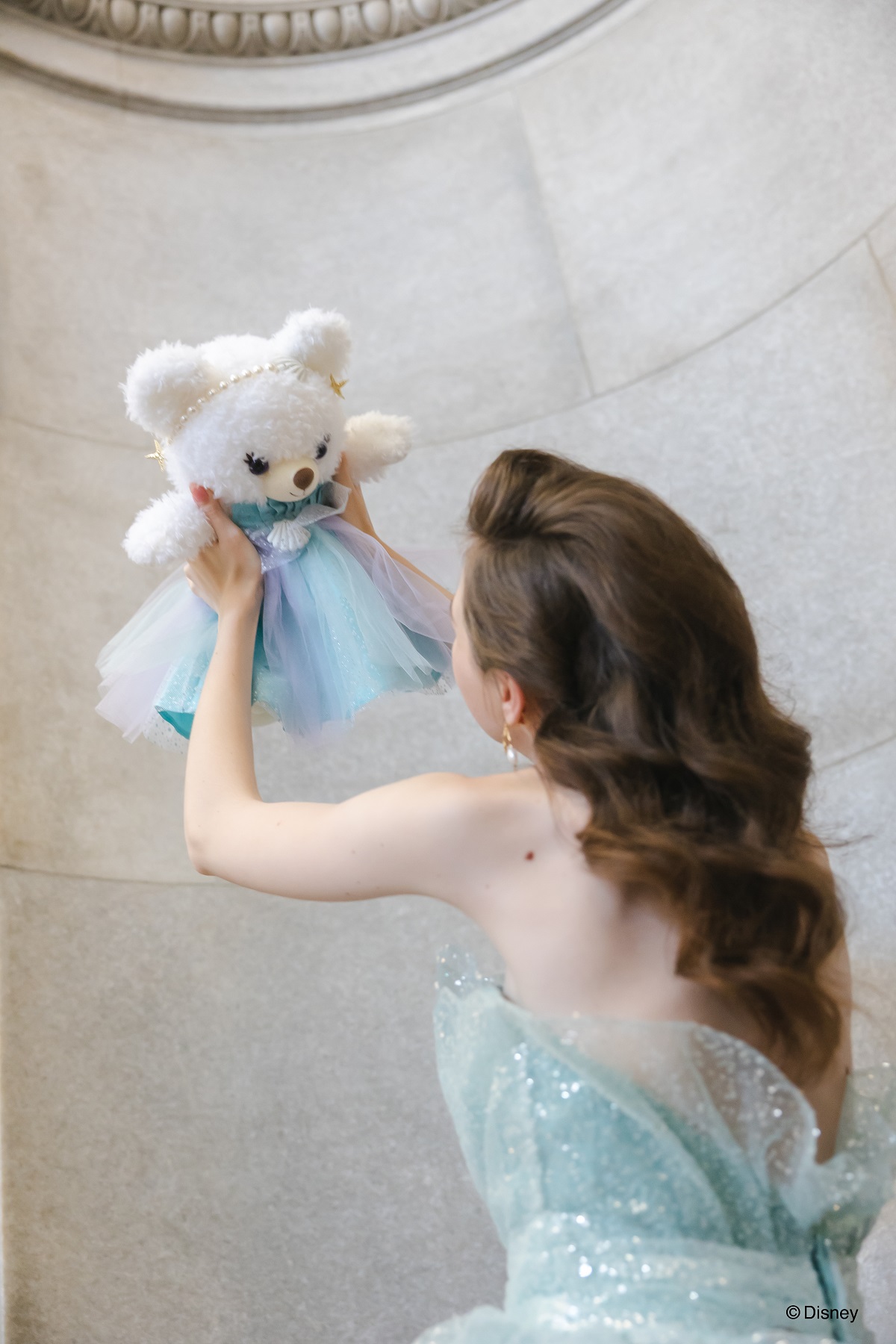 ぬいぐるみ ディズニー ユニベアシティー ウエディングドレス 