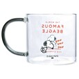 【PEANUTS】耐熱ガラスマグ（レッド/ブルー/グリーン）各2,200円（税込）