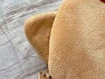 毛足の短いぬいぐるみ風の生地。手触り抜群で癒されます！