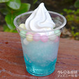 クリーム・シェイブアイス（ブルーゼリー）