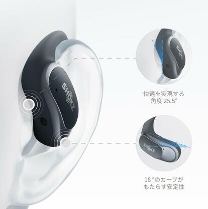通勤や通学時に、Shokzの「耳を塞がないオープンイヤーイヤホン」を