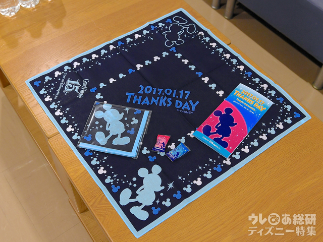 記念品として配布されたバンダナ｜サンクスデー｜東京ディズニーシー
