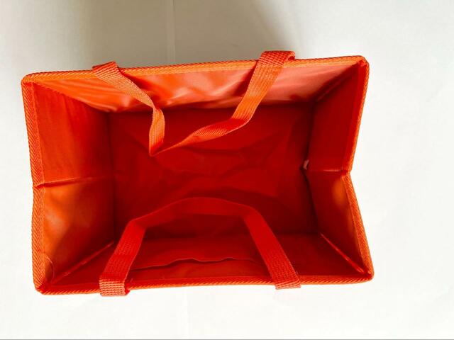 【sweet3月号 リトルミイのインテリアバッグ】底敷きが入っていないとちょっとふにゃっとします