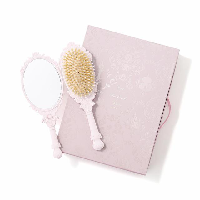 ミラー＆ヘアブラシセット ￥6,800｜PRINCESS DAYS by Francfranc