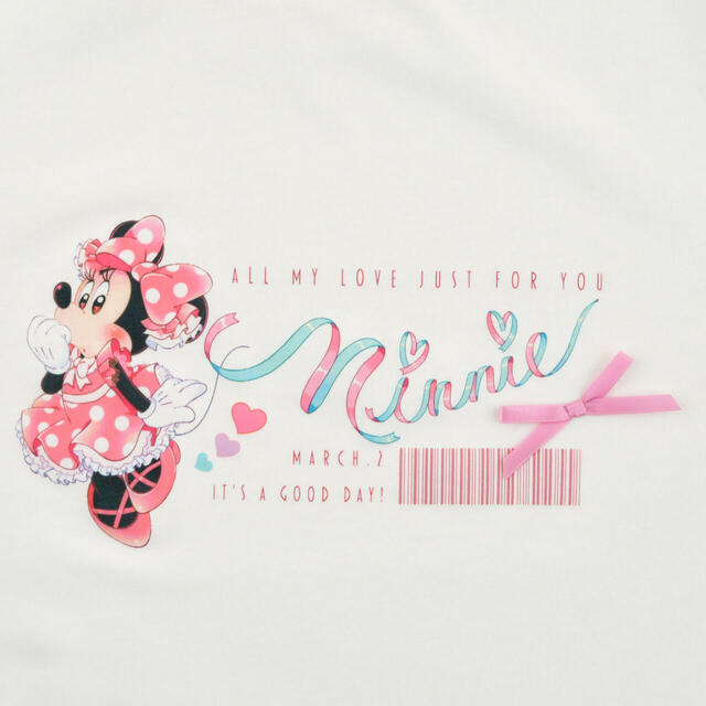 ミニー 半袖Tシャツ ホワイト MINNIE DAY 2026 4,400円