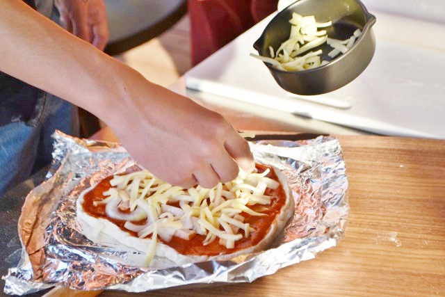 たっぷりの具を！