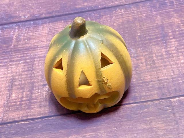 【ナチュラルキッチン】キャンドルポットミニカボチャ　グリーン／税込110円