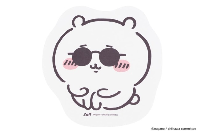 ＃ちいかわ メガネ拭き『ちいかわモデル』　¥900（税込）