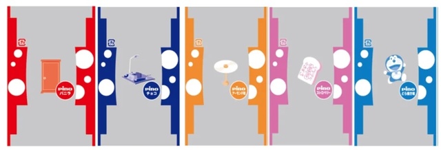 「ピノ (ドラえもんパッケージ)」対象パッケージ2箱を使って個包装ピノ専用のガチャをつくれる