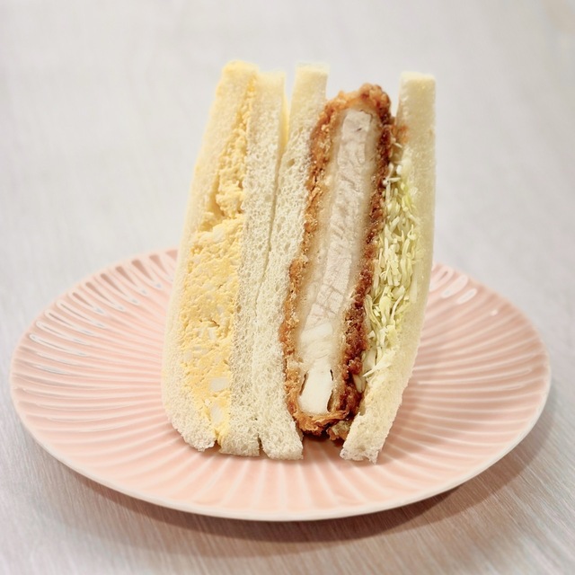 【サンドイッチハウス メルヘンの人気ランキング 8位】「三元豚カツとタマゴのペア」626円(税込)