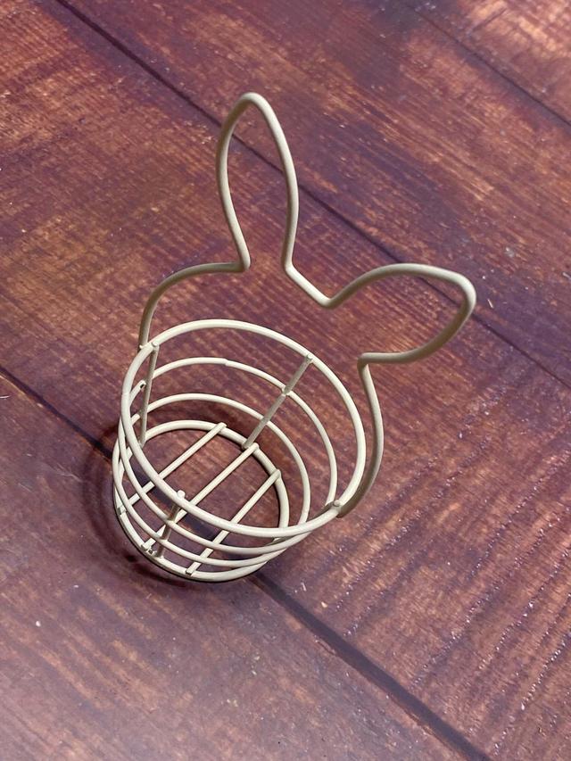 【ナチュラルキッチン】アイアンバスケット　ラビットイヤーS／税込み110円