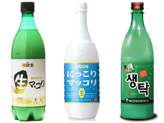 　麹醇堂や二東、釜山生濁など生のマッコリも通販で買える。写真提供：（株）瑞韓（0120-95-9933）