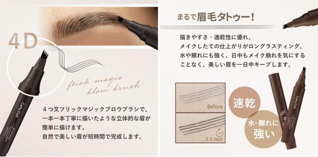 「CathyDoll（キャシードール）」　４D リアル眉ティント