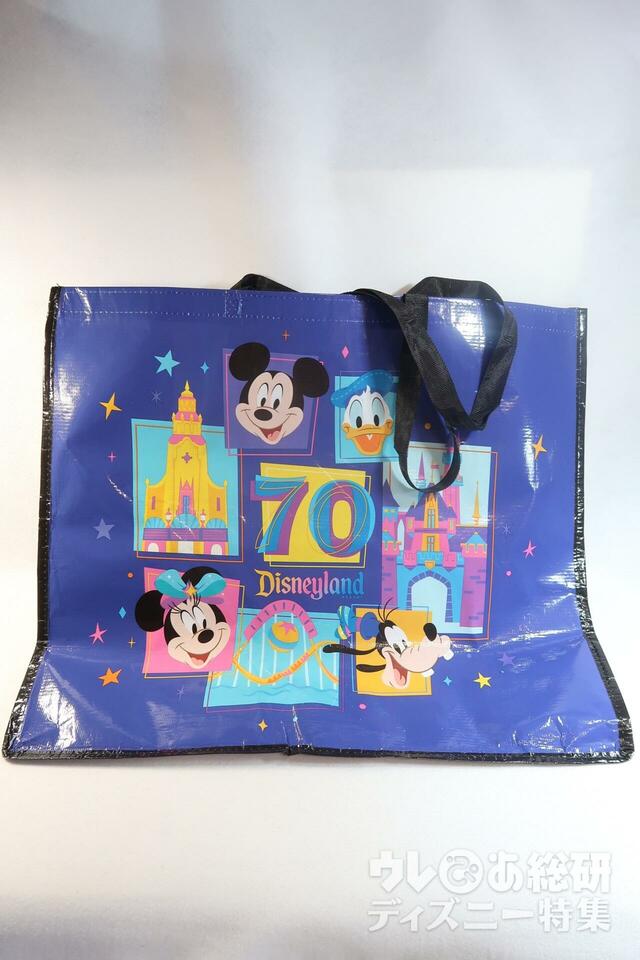 ディズニーランド・リゾート70周年グッズ ショッピングバッグ大