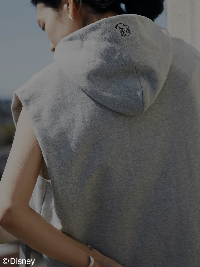 【AMERI】Donald / SLEEVELESS HOODIE ¥13,200 tax in