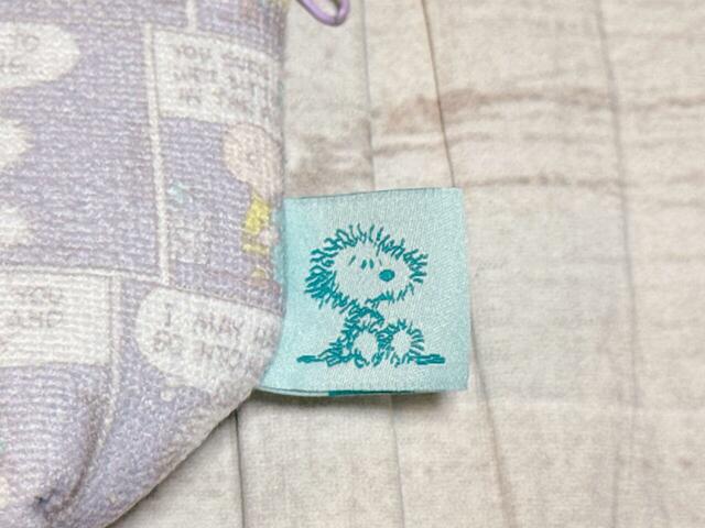 まだまだかわいいポイントあり。サイドの織りタグにも注目です！