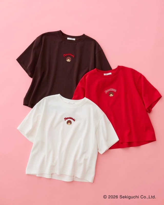 【モンチッチ×OPAQUE.CLIP】Tシャツ　¥4,980（税込）※8月上旬発売予定