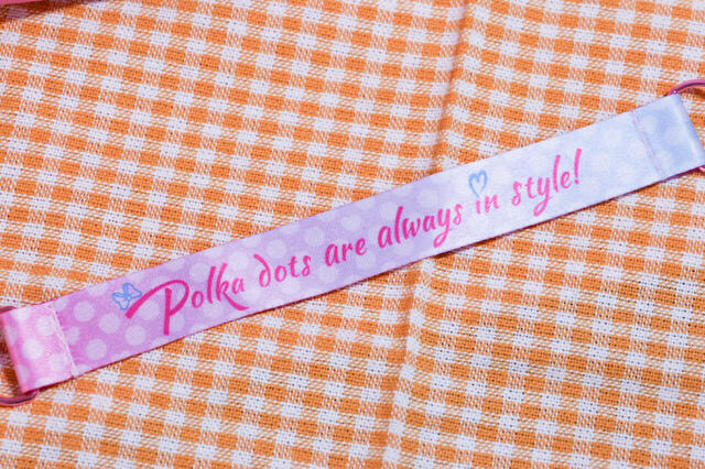 グミキャンディ、ミニスナックケース付き 1400円｜“Polka dots are always in style!”の文字入り