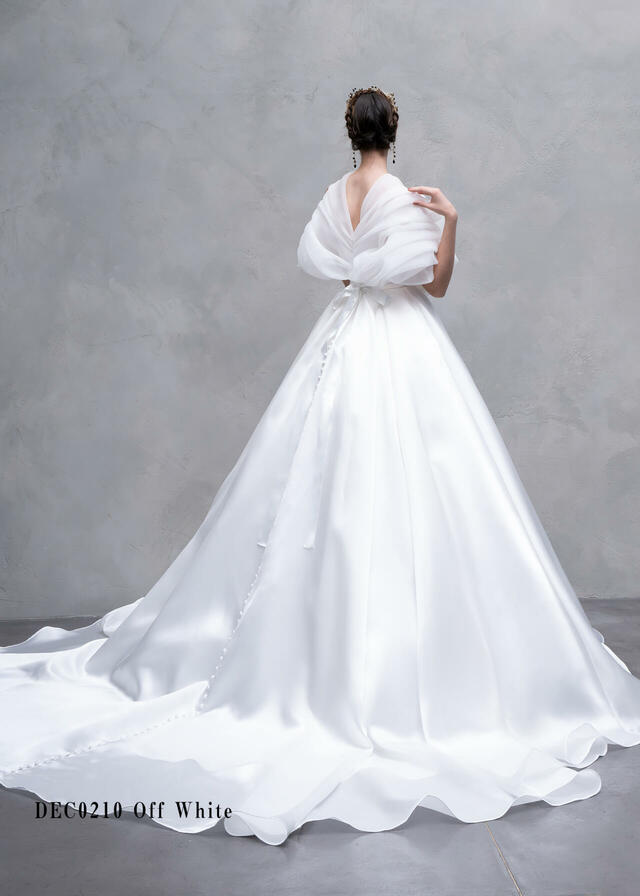 クラウディア｜「Clef a decor-クレアデコール」新作ウェディングドレス｜DEC0210_Offwhite
