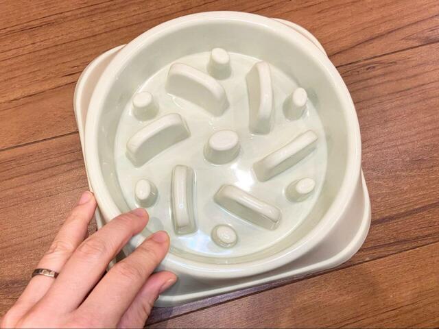 【Life Runne 早食い防止ボウル】カラーはパープル、イエロー、ディープグリーン、ライトネイビー、ライトピンク、ライトブルー、モスグリーンと豊富！