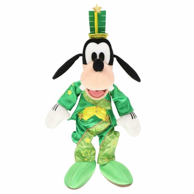 ぬいぐるみ 5,600円|サイズ:(全長)高さ約45cm、(座った状態)高さ約35cm|東京ディズニーリゾート40周年“ドリームゴーラウンド”スペシャルグッズ|発売日:2023年4月10日(月)|販売店舗:東京ディズニーランド「グランドエンポーリアム」、東京ディズニーシー「エンポーリオ」