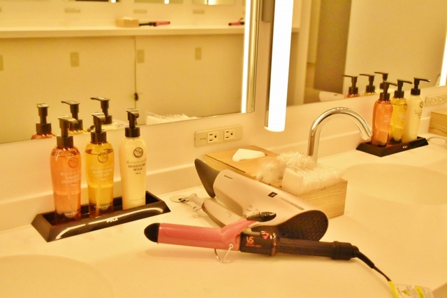 ３F：洗面場にはコテも完備