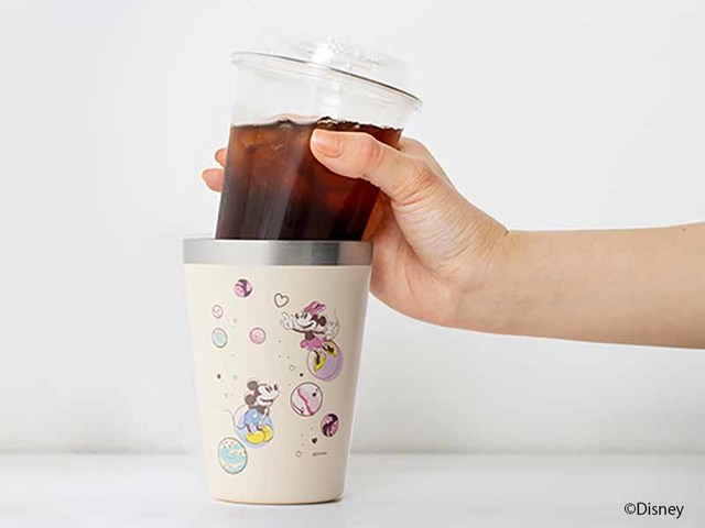 『Disney CUP COFFEE TUMBLER BOOK produced by サーティワン アイスクリーム SHARE THE JOY with MICKEY & MINNIE』。ほかのタンブラーと2個セット2,299円（税込）で販売