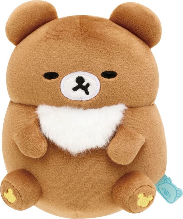 【リラックマ / みんなでまんぷくまくまく】まんぷくコロコロぬいぐるみ　チャイロイコグマ　2,200円