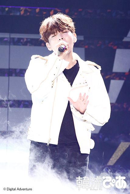 リョウク　4月24日＠千葉・幕張メッセ「Power of K 2016～Korea TV Fes in Japan」　©Digital Adventure