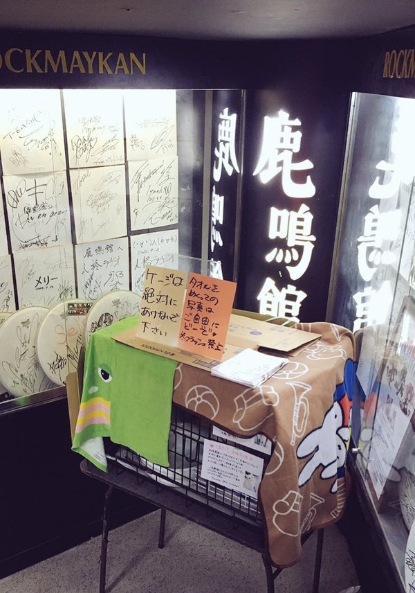 チャリティーライヴでの猫の譲渡会風景　