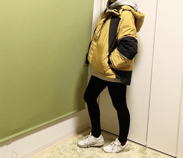 【ワークマン レディース防風撥水ストレッチウォームフーディ】レギンスとの相性も◎