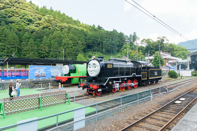 千頭駅構内「トーマスフェア」