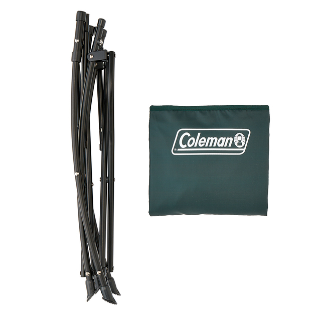 【コールマン ヒーリングチェアNX(モスグリーン) 】取り外し可能な座面と折り畳み式フレームでコンパクト収納